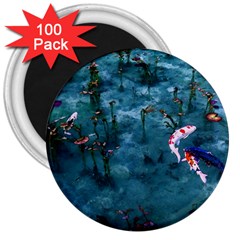 Fish Koi Carp 3  Magnets (100 Pack)