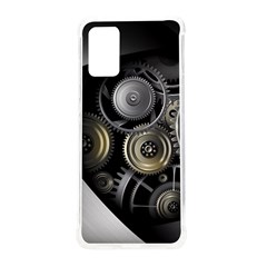 Abstract Style Gears Gold Silver Samsung Galaxy S20plus 6 7 Inch Tpu Uv Case by Cemarart