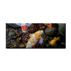 Koi Fish Clown Pool Stone Hand Towel