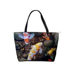 Koi Fish Clown Pool Stone Classic Shoulder Handbag