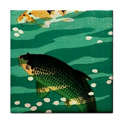 Japanese Koi Fish Face Towel