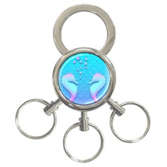 Seahorse 3-ring Key Chain