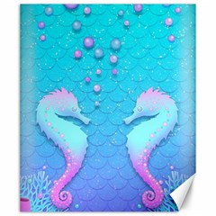 Seahorse Canvas 20  X 24 