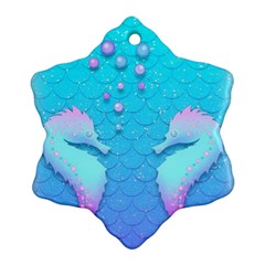 Seahorse Ornament (snowflake) by Cemarart