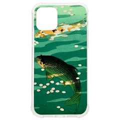 Japanese Koi Fish Iphone 12/12 Pro Tpu Uv Print Case by Cemarart