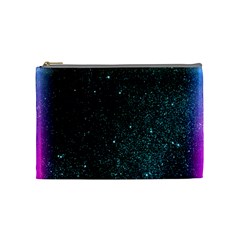 Abstract Effect Gold Led Light Pink Purple Red Cosmetic Bag (medium)