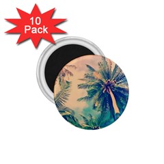 Palm Trees Beauty Nature Clouds Summer 1 75  Magnets (10 Pack)  by Cemarart