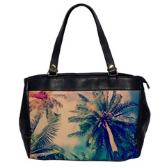 Palm Trees Beauty Nature Clouds Summer Oversize Office Handbag