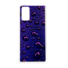 Purple Waterdrops Water Drops Samsung Galaxy Note 20 Tpu Uv Case