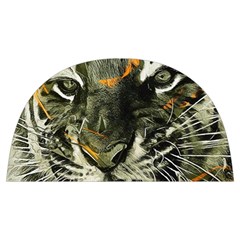 Angry Tiger Animal Broken Glasses Anti Scalding Pot Cap by Cemarart