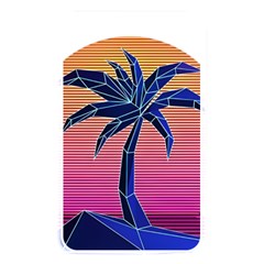 Abstract 3d Art Holiday Island Palm Tree Pink Purple Summer Sunset Water Memory Card Reader (rectangular)