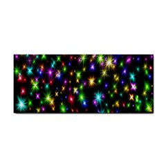 Star Colorful Christmas Abstract Hand Towel