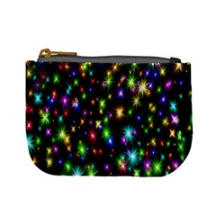 Star Colorful Christmas Abstract Mini Coin Purse