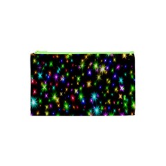 Star Colorful Christmas Abstract Cosmetic Bag (xs)