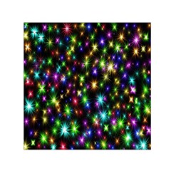 Star Colorful Christmas Abstract Square Satin Scarf (30  X 30 )
