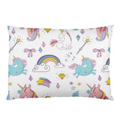 Unicorn Diamond Rainbow Shooting Star Pillow Case by Grandong