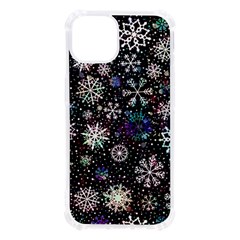 Shiny Winter Snowflake Iphone 13 Tpu Uv Print Case by Grandong