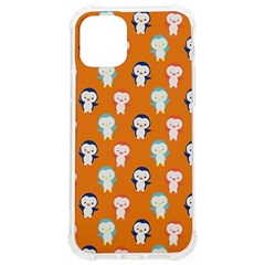 Cute Penguin Funny Pattern Iphone 12/12 Pro Tpu Uv Print Case by Grandong