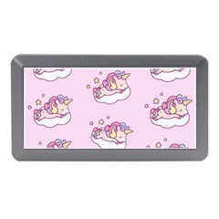 Unicorn Clouds Colorful Cute Pattern Sleepy Memory Card Reader (mini) by Grandong