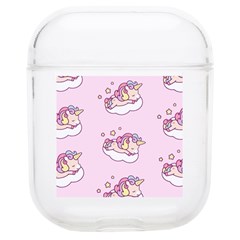 Unicorn Clouds Colorful Cute Pattern Sleepy Soft Tpu Airpods 1/2 Case by Grandong