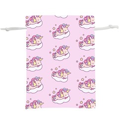 Unicorn Clouds Colorful Cute Pattern Sleepy Lightweight Drawstring Pouch (xl) by Grandong