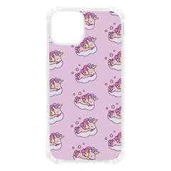 Unicorn Clouds Colorful Cute Pattern Sleepy Iphone 13 Tpu Uv Print Case by Grandong