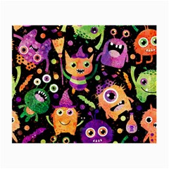 Fun Halloween Monsters Small Glasses Cloth (2 Sides) by Grandong