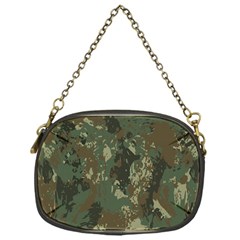 Camouflage Splatters Background Chain Purse (One Side)