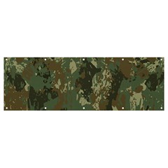 Camouflage Splatters Background Banner And Sign 12  X 4  by Grandong
