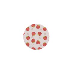 Strawberries Pattern Design 1  Mini Buttons by Grandong