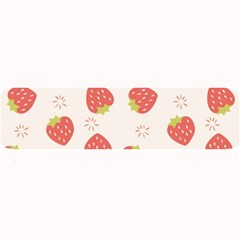 Strawberries Pattern Design Large Bar Mat by Grandong