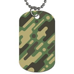 Camouflage Pattern Background Dog Tag (one Side) by Grandong