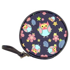 Owl Stars Pattern Background Classic 20-cd Wallets by Grandong