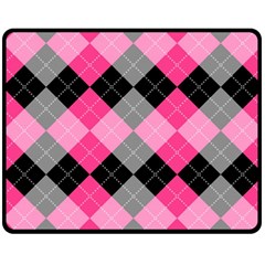 Seamless Argyle Pattern Two Sides Fleece Blanket (medium) by Grandong