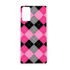 Seamless Argyle Pattern Samsung Galaxy Note 20 Tpu Uv Case by Grandong