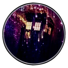 Tardis Regeneration Art Doctor Who Paint Purple Sci Fi Space Star Time Machine Wireless Fast Charger(black) by Cemarart