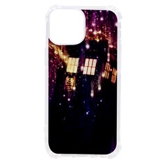 Tardis Regeneration Art Doctor Who Paint Purple Sci Fi Space Star Time Machine Iphone 13 Mini Tpu Uv Print Case by Cemarart