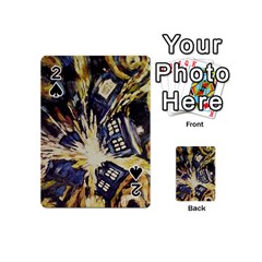 Tardis Doctor Who Pattern Playing Cards 54 Designs (mini)