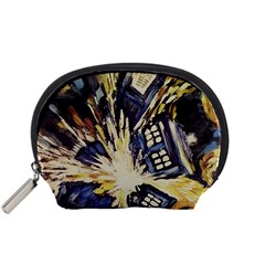 Tardis Doctor Who Pattern Accessory Pouch (small)