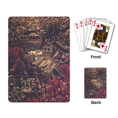 Vintage Cityscape City Retro Old Playing Cards Single Design (rectangle)