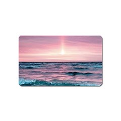 Sunset Ocean Beach Catcher Dream Evening Night Sunset Magnet (name Card) by Cemarart