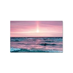 Sunset Ocean Beach Catcher Dream Evening Night Sunset Sticker Rectangular (100 Pack) by Cemarart