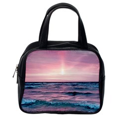 Sunset Ocean Beach Catcher Dream Evening Night Sunset Classic Handbag (one Side)