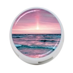 Sunset Ocean Beach Catcher Dream Evening Night Sunset 4-port Usb Hub (one Side)