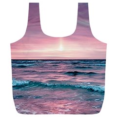 Sunset Ocean Beach Catcher Dream Evening Night Sunset Full Print Recycle Bag (xl)