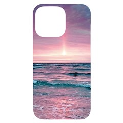 Sunset Ocean Beach Catcher Dream Evening Night Sunset Iphone 14 Pro Max Black Uv Print Case by Cemarart