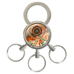 Dream Catcher Colorful Vintage 3-ring Key Chain by Cemarart