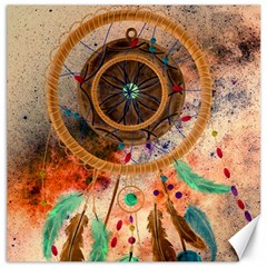 Dream Catcher Colorful Vintage Canvas 12  X 12 