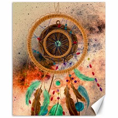 Dream Catcher Colorful Vintage Canvas 16  X 20 