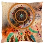 Dream Catcher Colorful Vintage Standard Premium Plush Fleece Cushion Case (Two Sides) Back